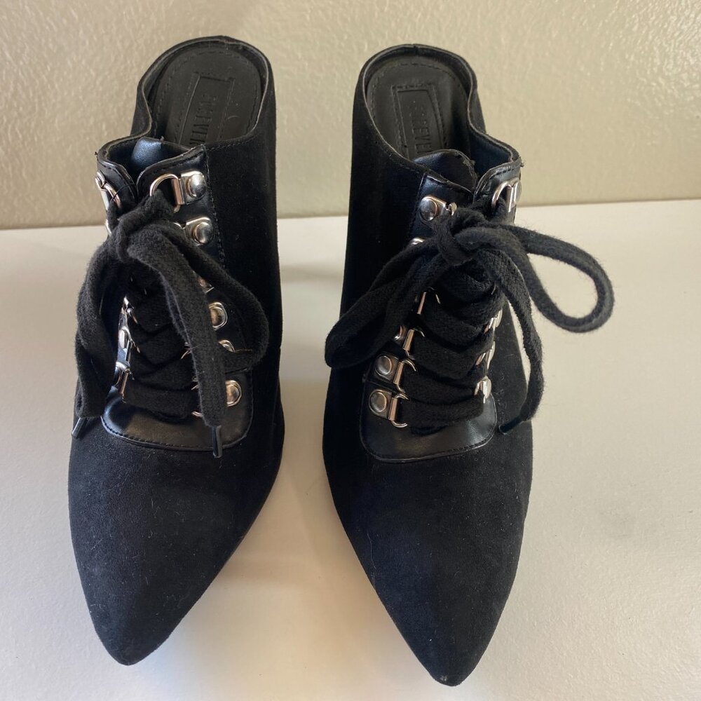 Forever21, sleek black, size 6.5